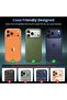 Uyiton Compatible with iPhone 17 Pro Max Camera Lens Protector - [Not Easy to Break][Strong Adsorption][Case-Friendly] Metal Tempered Glass Rear Camera Screen Cover - Silver - 4