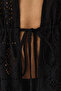 Women Jasmine Black Kimono - 4
