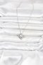 316L Steel Chain Silver Color Clover Model Women's Necklace - 2