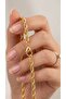 Burgu 1 Meter Gold Color Plated 5 mm Chain Necklace - 3