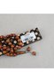 Pine Tree Sphere Cut 10mm Prayer Beads Dark Brown - 7