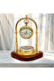 Brass Nautical Table Watch – Vintage Maritime Design | Handcrafted in India(H;6.5''W:5'') - 4