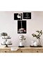 3 Panel But First Coffee Gallery Wrapped Canvas Wall Art Set | 27.4x40.6cm + 20.3x25.4cm x2 | Black Milk Pouring Latte Art Kitchen Cafe Wall Decor | Ready to Hang - 4