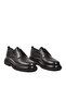 Black Genuine Leather Men's Casual Shoes 3239 m - 2