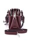 Women's Handbag with Lock Detail, Shoulder Strap, Daily Bag with Heart Charm - 5