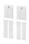 ALFTA Adhesive hook for frame, white