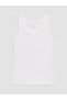 Ozmarka New Season White U-Neck Combed Cotton Men's Undershirt 2-Piece - 7