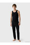 Black U-Neck Combed Cotton Men's Undershirt 3-Pack - 3
