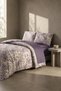 Double Floral Duvet Cover Set |   Cotton |   Elite - Luxury |   Lila |   4 Pieces |   70% Cotton 30% Polyester |   200cm X 220cm - 7