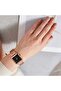 Nektom Stylish Square Dial Luxury Watch - Rose Gold - 3