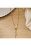 Lunévia Butterfly Detailed 316L Stainless Steel Gold Women's Necklace Gift - 3
