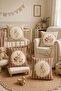 Coffee Tone Ducks Patterned 4-Piece Kids and Baby Throw Pillow Cover Set - 2