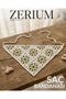Women's Knitwear Hair Bandana Bohemian Summer and Beach Fashion Green Floral Motif - 4