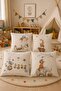 Sky Friends Patterned 4-Piece Children's and Baby Pillowcase Set - 2