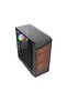 Fazeon f19 750w 80plus bronze atx black computer case with 4x120mm argb fan - 2