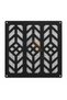 Decorative Metal Ventilation Cover – Mesh Grille Cover 40X40 cm Black Style 1