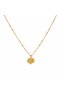 Sylvena Leaf Women's Necklace 316L Stainless Steel Gold Color Exquisite Gift Necklace - 2