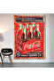 Coca-Cola Vintage Advertisement Wall Covering Wall Tapestry First Quality Satin Fabric Poster