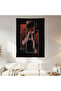 Anime Minimal Portrait Wall Covering Wall Tapestry First Quality Satin Fabric Poster - 2