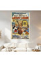 Mickey Mouse Vintage Poster Wall Covering Wall Tapestry First Quality Satin Fabric Poster - 2
