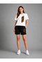 T-Shirt Shorts 2-Piece Combination Thin Summer Sweat-Absorbing Leopard Heart Printed Women's / Girls' Model