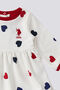 Baby Girl Winter Regular Fit Navy Blue Baby Set Usb1720-B-V1 - 3