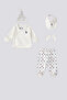 Boy baby 5-piece zibin set