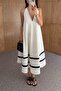 Brand Msm - Black Striped Dress with Back Detail - 2