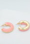 Style Pearl/Vip Series Hoop Pink Earrings - 4