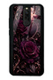 Xiaomi Redmi 8 Moonlit Burgundy Rose Design Glossy Phone Case