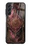 Samsung A14 Rosewood Ottoman Medallion Design Glossy Phone Case