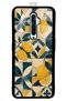 Oppo Reno 2Z Glossy Phone Case with Mediterranean Lemon Mosaic Design