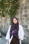 Petra Mosaic Ethnic Pattern Shawl - Purple Tile - 4