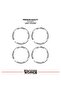 Honda pcx wheel rim strip and inner rim 16 letter sticker decal model pcx compatible accessory sticker - 2