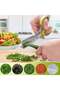 5-Layer Multifunctional Stainless Steel Kitchen Scissors, Herb & Vegetable Cutter - 2