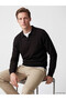 Ozmarka New Season Men's Polo Collar Knitwear Sweater