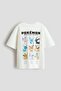 Printed oversized T-shirt - 3