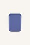 Magsafe Unisex Faux Leather Blue Card Holder I6568Axns