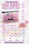 100Pcs Colorful Thin Rubber Hair Clips Set Children's and Girls' Hair Clips Soft Flexible Packaged Mixed Color - 3