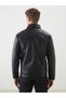 Vizyon New Season Slim Fit Shirt Collar Men's Leather Look Jacket - 5
