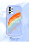 Samsung Galaxy A13 4g Compatible Case Camera Protector Blue Silicone Couple Phone Case Cover Rainbow Pattern - 2