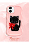 Samsung Galaxy A06 Compatible Case Camera Protector Pink Silicone Couple Phone Case Cat Pattern - 2