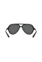 Unisex Phantos Sunglasses, Injected, Matte Black, AX4133S - 8