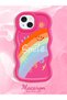 iPhone 13 Compatible Case Camera Protector Red Silicone Couple Phone Case Rainbow Pattern - 2
