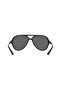 Unisex Phantos Sunglasses, Injected, Matte Black, AX4133S - 2