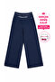 Plus Size Venus Fabric Elastic High Waist Wide Leg Women's Trousers - 2