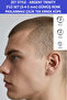 Zet Style Argent Trinity Set of 3 (3-4-5 mm) Silver Color Stainless Steel Single Men's Earrings - 2