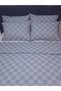Breathable, Luxurious, Iron-Free, 100% Cotton Linen Duvet Cover Set Suitable for 4 Seasons, with 4 Pillowcases. - 2