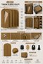 4-Piece Suit Cover 60X100 cm Double Zipper Gamboç Clothes Cover Garment Protector Dustproof Closet Organizer - 2