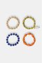 Zr Model 4-Piece Clay Bead Bracelet Set - 2